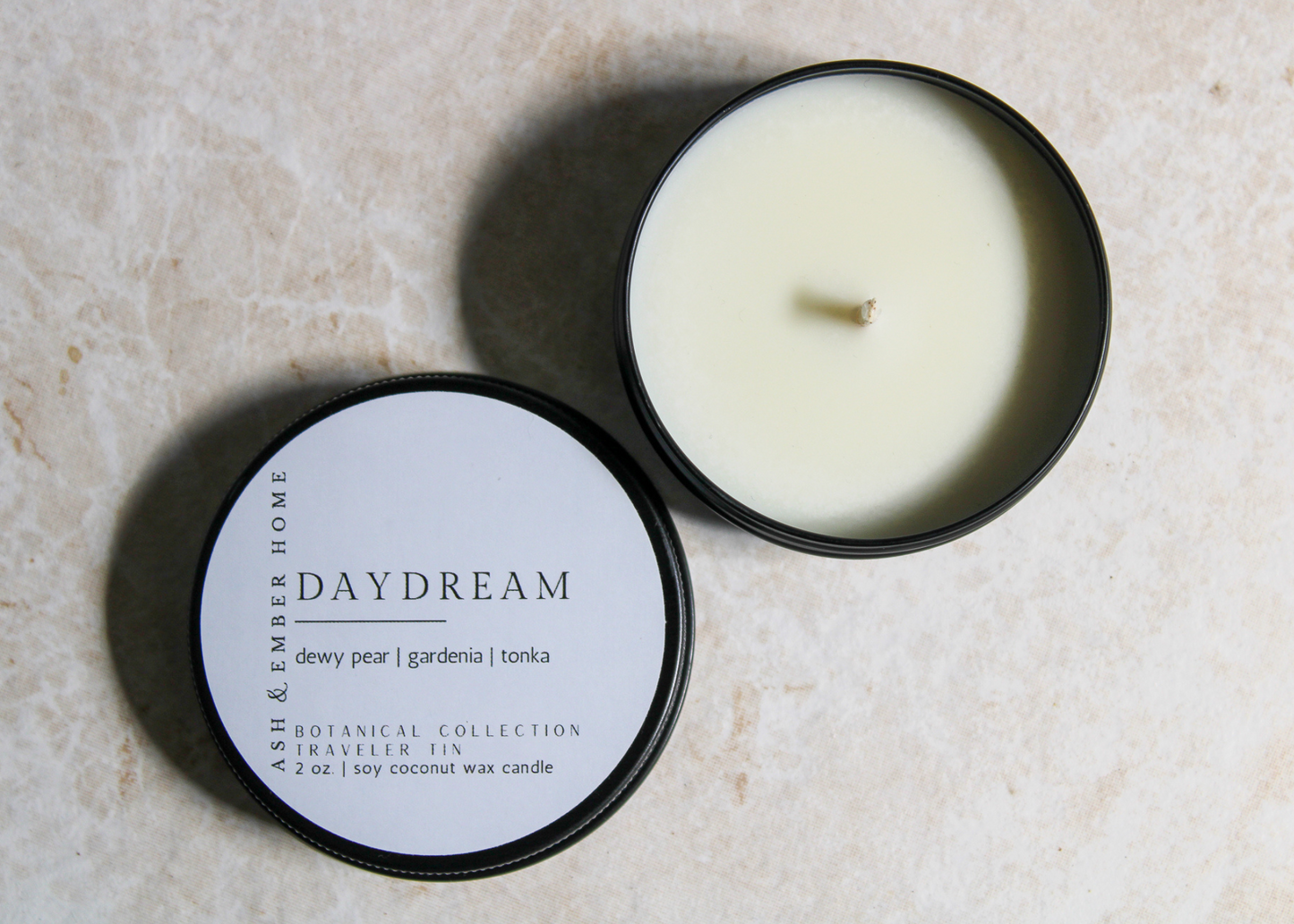 DAYDREAM - 2 OZ. TRAVELER TIN SOY CANDLE