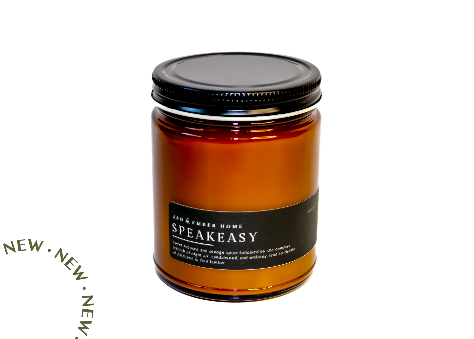 ash and ember tobacco SPEAKEASY- 8 OZ. SOY CANDLE – A S H & E M B E R H O M E