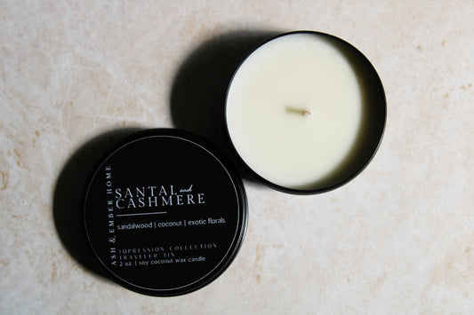 Samaná Signature Travel Tin Scented Candle, Luxury Candles Inspired by the  Dominican Republic